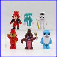 G2P Steal a Brainrot Red Hat Gentleman Number 9 JOB Card Guy Game Peripheral Action Figure Ornament 