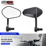 E9 360 Degree Adjustable Rearview Mirrors For Yamaha MT 07 09 10 125 FZ-10 FZ-09 FZ-07 Niken850 XSR 