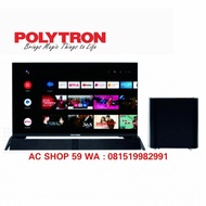 SECOND! LED TV POLYTRON 32BAG9953 HD Ready Android TV 32 Inch Cinemax Soundbar