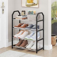 H-department Store Shoe Rack Storage 4-Layer Stainless Steel Shelf