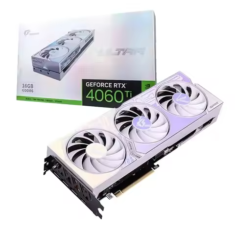 2026 hot sale Hot Sale Hideen Power Slot COLORFUL iGame 4060Ti Ultra Z OC 16GB GDDR6 White Graphics 