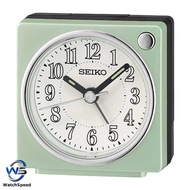 Seiko Clock QHE197M QHE197 Tiffany Analog Quartz Quiet Sweep Silent Snooze Alarm Clock