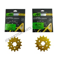 【AJI RACING】415 YAMAHA Y100/Y110/Y125ZR/RXZ/LC135 Front Sprocket Spoket Depan (14T 15T)