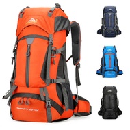 Outdoor Hiking Backpack 65L Hiking Bag Large Capacity Water-Repellent Camping Bag Multifunctional Ba