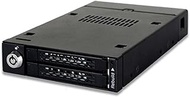 ICY Dock MB992SKR B Toug HARMOR Dual Bay RAID SATA SSD 6.4 cm (2.5 Inches) to 8.9 cm (3.5 inch Mobil