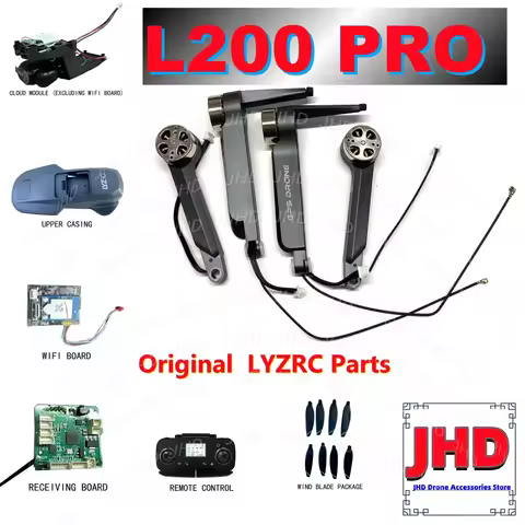 JHD L200 Pro Max RC Quadcopter Engines Arms Brushless Motor Parts L200 Blade Propeller LYZRC L200Pro