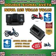 AVETA NOVA 125 AVETA VS110 AVETA VS115 DOUBLE SIGNAL AVETA SPARKPLUG FILTER AVETA MOTORCYCLE ACCESSO