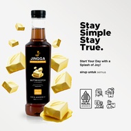 Jingga Butterscotch Syrup 350 ML - Jingga Syrup Rasa Butterscotch