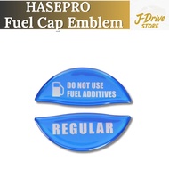 HASEPRO Magical Carbon Hologram Fuel Cap Emblem (Blue) for Nissan Regular Fuel Models HOFER-2B