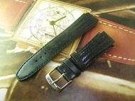 NOS 舊倉底 SEIKO 精工 16-22MM 皮錶帶 連 18MM鋼扣