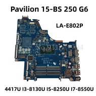 Untuk Papan Utama Laptop Hp Pavilion 15-bs 250 G6 Dengan 4417u I3-8130u I5-8250u I7-8550u Dkl50 La-e