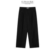 Straight-Leg Pleated TROUSERS with Diagonal Pockets 67PERCENT/ 67% - OTIS TROUSERS