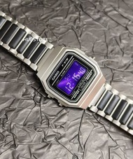 HUBSTORE CASIO 卡西歐 Casioak F91 F91WM F-91 F-91WM F-91WM-7 F-91WM-7A 銀黑紫色 防水 有現貨