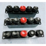PROTON WAJA HEATER & HAZARD LAMP SWITCH DOUBLE SIGNAL EMERGENCY (ORIGINAL USED)