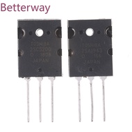 1 pair 1pc 2SA1943+1pc 2SC5200 TO-3PL Silicon NPN + PNP Audio Amplifier Transistor new Betterway