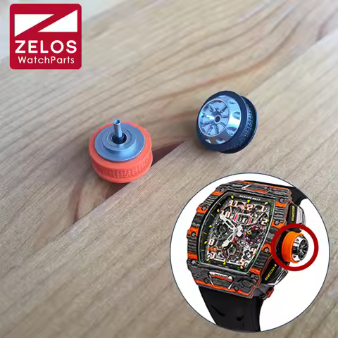 steel waterproof crown for Richard Mille 50mm RM11-03 automatic mechanical watch aftermarket replace