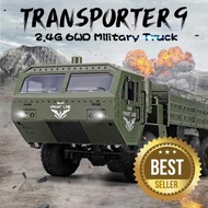 JJRC Q75 RC Military Truck 6WD 2.4GHz (Army Green)