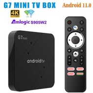 G7MINI S905W2 tv box HD 4K Set Top box 5gwifi Android 11.0 tv box