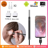 3-in-1 Ear Wax Cleaner w/ HD Camera & Light | USB Type C Micro USB | Android PC MAC | Safe Ear Scope