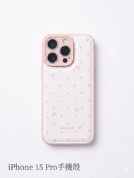 （包平郵）  iPhone 15 Pro Hello Kitty 手機殼 手機套 機殼 機殻 機套 電話殼 電話套 case iPhone case （24）
