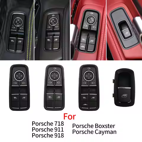 For Porsche 911 991 718 Boxster Cayman Coupe Car Electrc Power Master Window Switch Accessory Replac