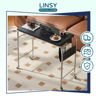 LINSY Almer Movable Table Laptop Table Bedside Table Small Table Bed Table Laptop Desk Furniture