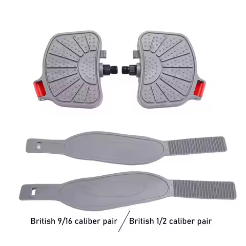 New 2 Pieces Exercise Bike Pedals With Pedal Straps ,Exercise Bike Stationary Cycle for Adults Worko