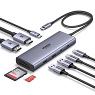 UGREEN HUB 9-in-1 Dual 4K@60Hz Display 5Gbps Data Transfer Universal Compatibility