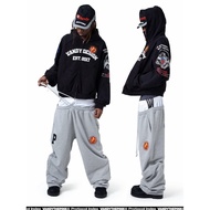 FJW8 Protocol index x Vandythepink 25FW Collaboration Edition War Horse Emblem Slogan Zip-Up Hoodie