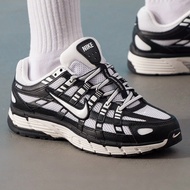 Nike Women's Shoes 2025 New P-6000 Breathable Lightweight Cushioning Mesh Retro Running Shoes Casual