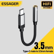 Essager 3.5mm Audio Converter Cable USB C /L to 3.5 Earphone Jack AUX Adapter