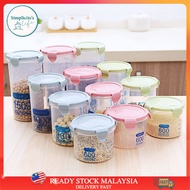 Ready Stock Healthy Containers Cereal Grain Dry Food Storage Tank Transparent Cover Plastic
