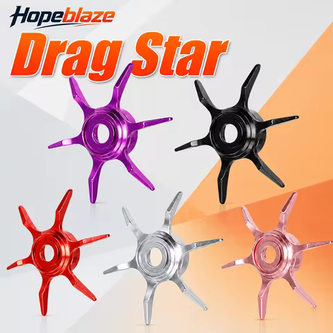 Hopeblaze Aluminum Alloy 6-Star Drag Star Lightweight Extended Mod Parts For Daiwa Zillion Alphas Sp