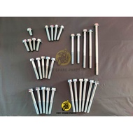 Screw Crankcase 1set / Skru Cover Enjin 1set EX5/DREAM/ KRISS