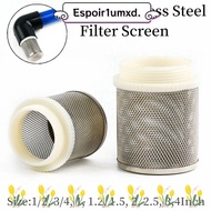 IESPOIR1UM 1Pcs Mesh Screen Filter, Water Pump Fitting 304 Stainless Steel Hose Filter, Water Clean 