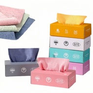 Ready Stock🍑Removable Multi-Purpose Rag Rag Microfiber Cloth Removable Cleaning Towel Lazy Rag Absor