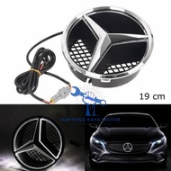 Mercedes Grill Emblem Led Center Logo benz Light W204 W245 X204 GLK Car Sticker