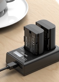 Bộ 2 pin và sạc đôi cho Canon LP-E6/E6N Beston dùng cho máy ảnh CANON 5D II 5D III 60D 70D 7D 80D 5D