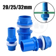 20-32mm PVC Pipe Connector Aquarium Inlet Outlet Connector Drainage Durable for Water Pipe Connector