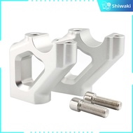 ตัวยกมือจับรถจักรยานยนต์ของ Shiwaki 2x เหมาะสำหรับ800 900 Xrx Xrt Xrc Xcx สีเงิน