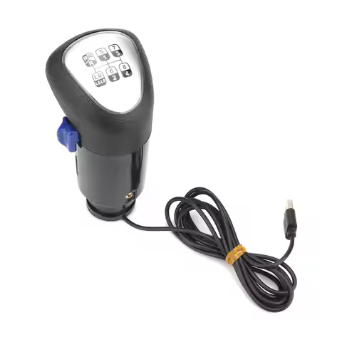 USB Gear Shift Knob, Black, 1 PCS, for Logitech G27 G29, Tumost TH8A TH8S, Lystar A7, PC Racing Truc