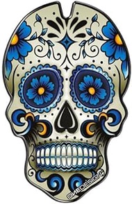 PRINT CGSKULL3P Tank Pad, Blue Skull, 6.2 x 3.9 inches (157 x 100 mm)