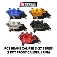 RCB S27 BRAKE CALIPER 2 PISTON GLOSSY PAINT Y15 Y16 LC LCV8 LAGENDA NMAX NVX R15 MT15 RS150 RSX150 W