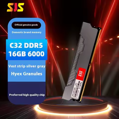 SEJISHI Memoria Ram DDR5 16GB*2pcs 6000MHz UDIMM Desktop UDIMMRAM PC Computer Memory Hynix Chip