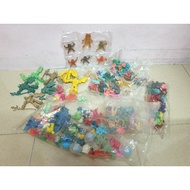 Vintage 90s miniature figure toys ，action, used