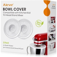 AIEVE Mixer Bowl Covers,Mixer Splatter Guard Lids for KitchenAid 4.5-5 Quart Tilt-Head Stand Mixer(2