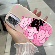 OPPO A57 2022 A77 2022 A57s A57e A77s Case Cat / Small Rabbit UA0470