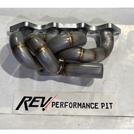 Turbo Manifold Down 3mm thickness Stainless Steel Mitsubishi 4G93 GSR 1.8 Turbo TD04 TD05 T3 (Banana