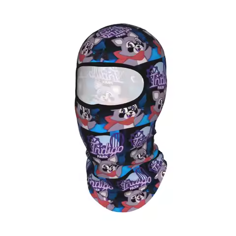 Rambley Indigo Park Breathable Thin Balaclava Full Face Mask Sun Protection Neck Gaiter For Motorcyc