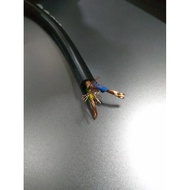 NYYHY Black Stranded Electrical Cable 3 x 1.5 3 x 1.5 3x1.5 3x1.5 Prime (Meter) NYYHY Cable 3 x 1.5m